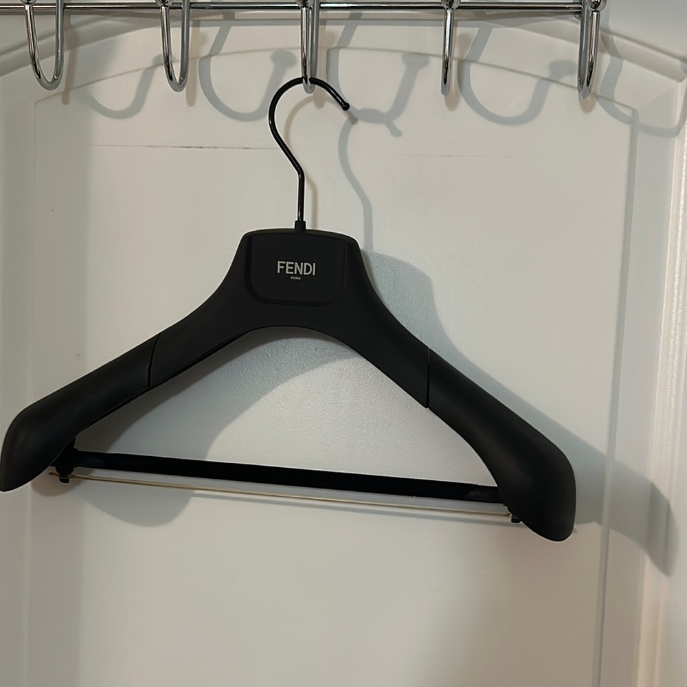 Fendi Sleek Black Garment Hanger